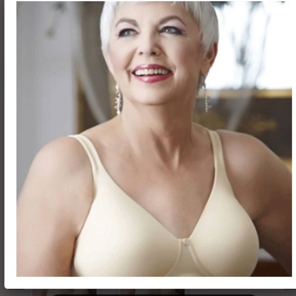 NWT ABC Masectomy T-Shirt Bra Style 106 Nude Size 46B